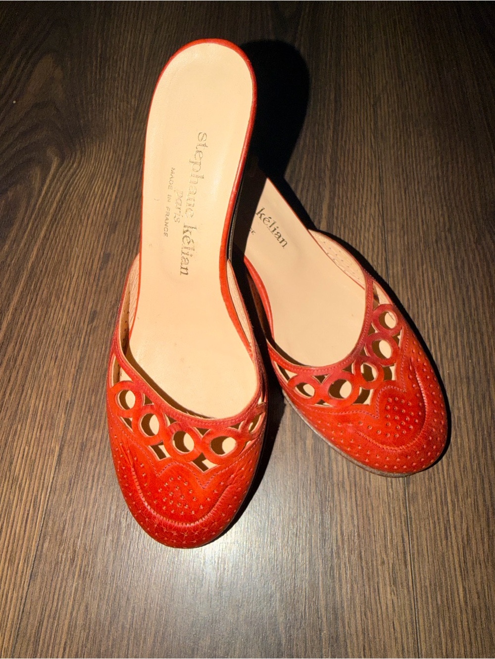 Stephane Kelian Paris Y2K Kitten Heels Size 7 1/2